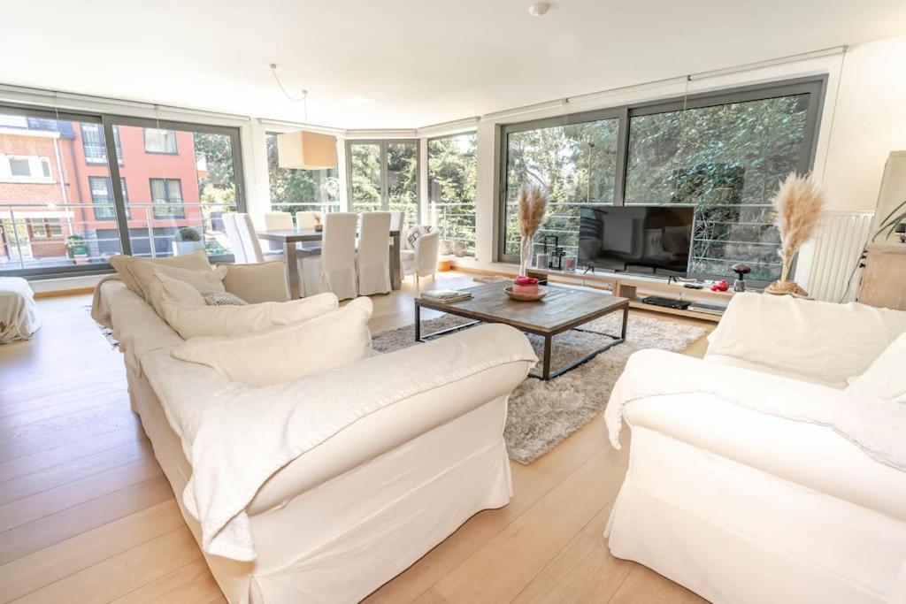 Appartement Tres Lumineux De 120M2 Brussel Bagian luar foto